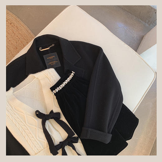 金蘑菇菇 【  半裙 】多版本！高颜值实穿型 甜乖黑白cp 商品图1