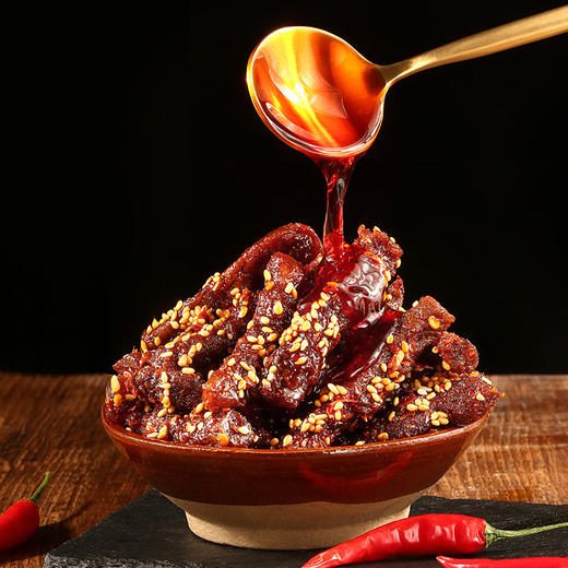 【百草味麻辣牛肉！一袋休闲食品】60g/袋休闲食品，麻辣味肉类熟食小吃特产夜宵，麻辣过瘾 嚼之有劲，独立包装 食用更随心，舌尖盛宴 一起美味lm 商品图2
