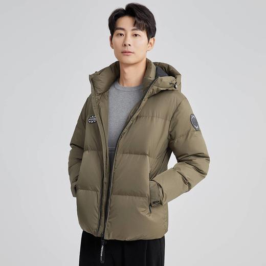 圣得西男装带袖标连帽加厚面包羽绒服2362942775 商品图1