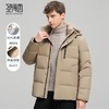 圣得西男装鹅绒保暖时尚印花连帽加厚羽绒服2362942739 商品缩略图0