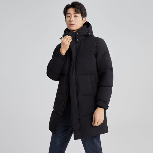 圣得西男装中长款可拆卸连帽加厚羽绒服2362942763 商品图1