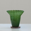 莫兰迪创意大口荷叶边卷口褶皱琉璃花瓶软装家居样板间客厅装饰品 商品缩略图5