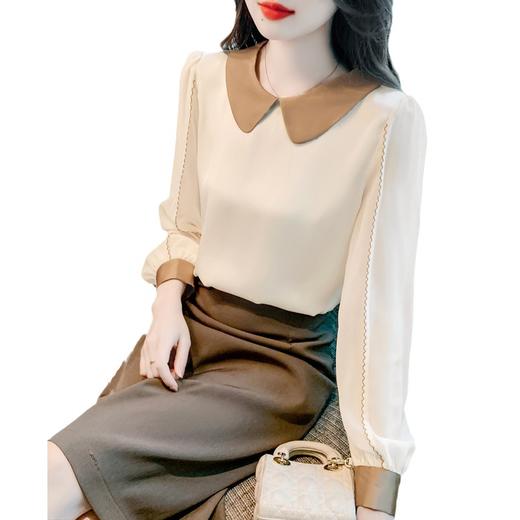 娃娃领长袖雪纺衫，时尚气质显瘦上衣洋气小衫SYG-6023 商品图5