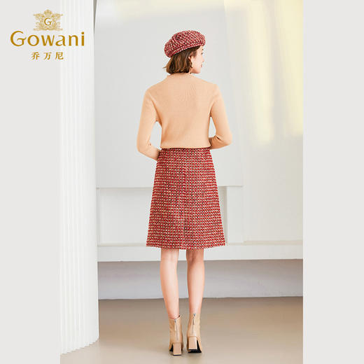 乔万尼针织衫上衣女秋冬打底衫100%绵羊毛ET4M965 商品图4