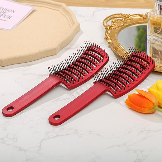 【家居百货】🔥中国红🇨🇳蓬松按摩排骨梳！💰9.9搞定高颅顶！  一把梳子这么大的魔力 ！ 商品图8