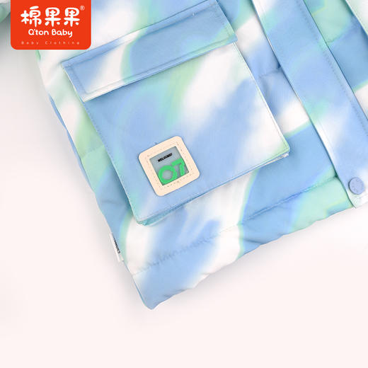棉果果冬季新品男童中长款羽绒服M412102923665 商品图7