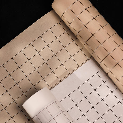 【庆学堂】小楷行书日课纸  半生熟作品纸  方格/状元笺  35cmx20m 商品图3