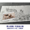 【大彩图】刘继彪横幅工笔画白描底稿《双狗》德牧临摹勾线动物线稿GG03 商品缩略图1