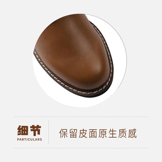 Kacey Devlin德芙琳女款2023秋季新款牛皮扣饰切尔西女靴KD4012（72小时发货） 商品图2