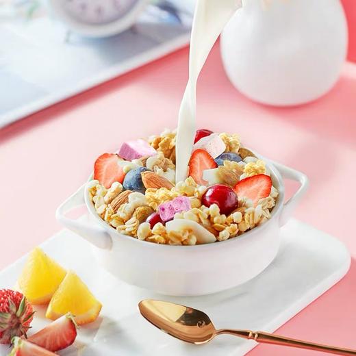 洽洽  酸奶水果燕麦片15日装  35g*15袋+赠240ml*2坚果乳 商品图5