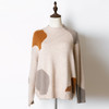 2023秋冬新品羊毛混纺毛织上衣提花百搭保暖 商品缩略图1
