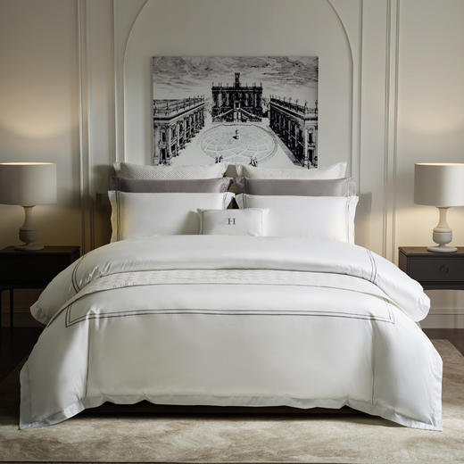 康尔馨2023新款全棉四件套100支GIZA94埃及棉纯棉轻奢床笠款床单 商品图2