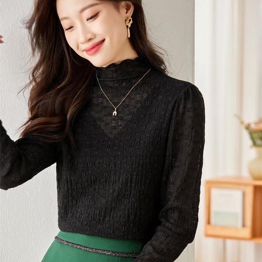 半高领内搭新款打底衫，显瘦上衣外穿ZY-275 商品图2