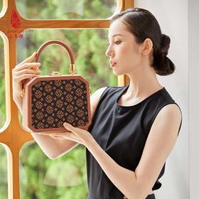 SAINTJOY/上久楷 宋锦女式拎包   上久福钱 BWS23A0201