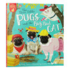 英文原版绘本 The Three Little Pugs and the Big Bad Cat 三只哈巴狗和一只大坏猫 Let's Read Together系列2 英文版 商品缩略图0