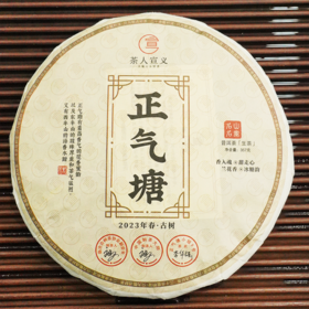 【正气塘古树】2023年头春古树 总茶师宣哥茶农联名款 357克/饼 普洱茶生茶临沧茶区