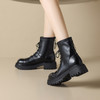 ZHR马丁靴女2023秋季新款英伦风烟筒靴厚底率性风潮酷马丁靴 商品缩略图2