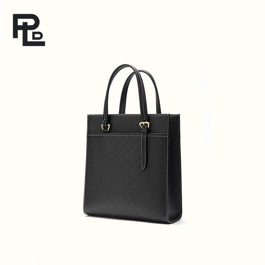 保兰德PLD东方雅奢经典系列加薪包2号单肩手提包托特包头层牛皮体制内中国包 商品图4
