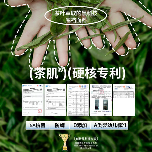 N2-【3条装】 加长底档】润微茶肌抑菌内裤  棉柔裤加长裆（如缺货会随机发其他颜色） 商品图4