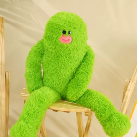 炸毛的怪人毛绒公仔