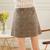 欧芮儿2019秋装新品不规则格子半身裙女高腰显瘦短裙A字包臀裙 商品缩略图1