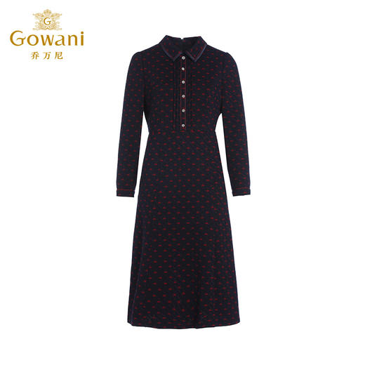 乔万尼秋冬连衣裙新款针织长袖收腰裙ET4E875 商品图4