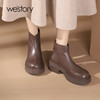 westory踝靴马丁靴日常百搭厚底粗跟时尚短筒马丁靴女鞋S23DS83651 商品缩略图2