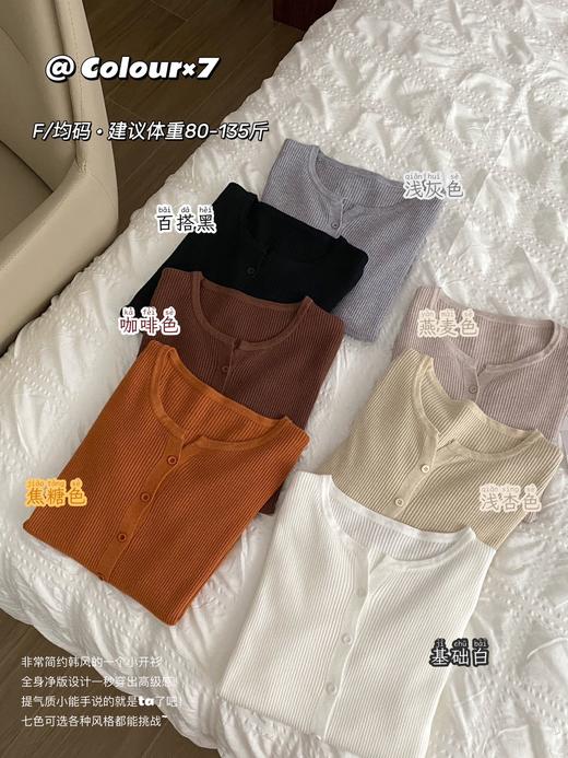 【应季好物】宗脉优品百搭高弹通勤开衫衣5208均码 商品图2