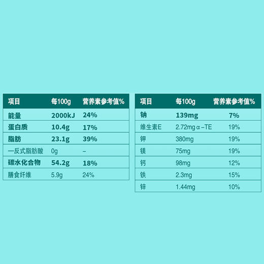 洽洽  坚果燕麦片15日装  35g*15袋+赠240ml*2坚果乳 商品图2