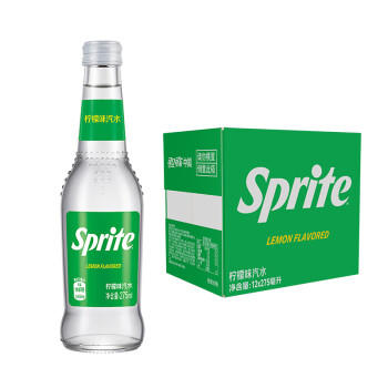 可口可乐（Coca-Cola）雪碧经典柠檬味汽水玻璃瓶碳酸饮料275ml*12  新老包装随机发货 商品图7