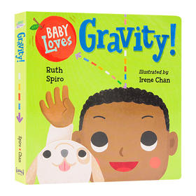 宝宝爱重力 英文原版绘本 Baby Loves Gravity 萌萌的科学系列 纸板书 边看边学亲子绘本 STEAM体系 科普知识百科英语启蒙图画书