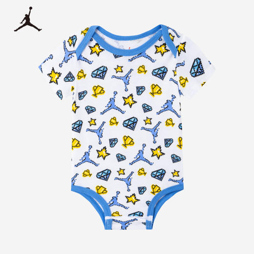 Jordan  夏 新生儿 冷帽/口水巾/连身衣三件套 JHB-3S-0513 商品图0