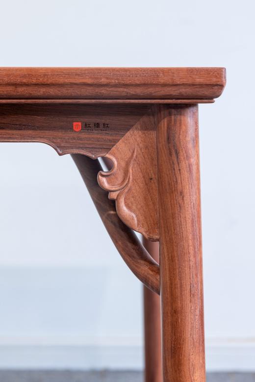 红桥红  家具严选  缅甸花梨（大果紫檀）【石面 如意壸门垂手配小棋桌】 商品图4