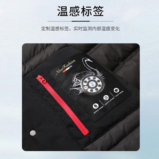 圣得西男装鹅绒保暖连帽加厚羽绒服2362942766 商品图2