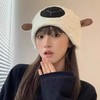 「9.9元包邮！五款配色」防风加厚小羊帽子 冬天渔夫帽女款韩系小羊耳朵可爱毛茸茸保暖羊羔配饰 商品缩略图2