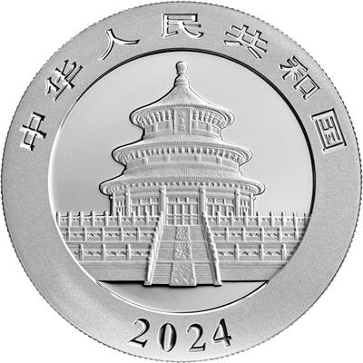2024版熊猫普制银币（30g） 商品图1