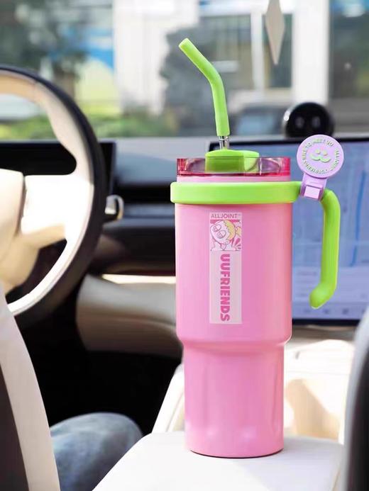 保温杯优仅能量杯大容量巨无霸保温杯女生高颜值保冷冰霸水杯UU能量杯1200ML 商品图4