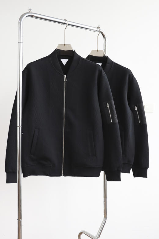 8.V 菱格棉 拉链飞行夹克 WT653 商品图0