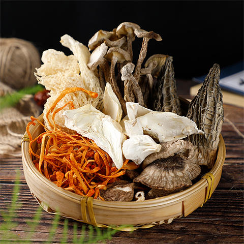 【长征文旅】册选菌汤包60g/袋【内含羊肚菌、杏鲍菇、虫草花、香菇、鹿茸菇、平菇、竹荪】 商品图0