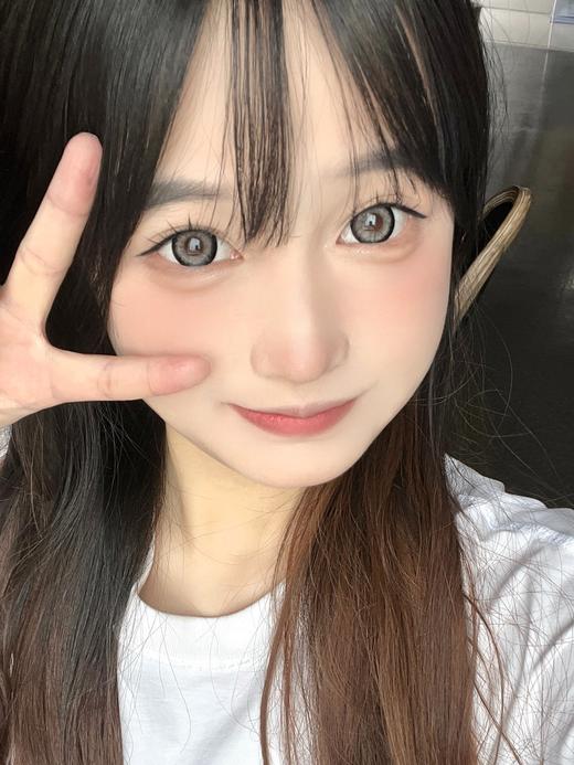 Pfgirl正品年抛 | 奶灰熊美瞳 | 直径14.5着色直径14.2 | 新国货 商品图9