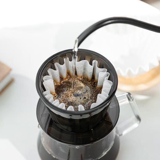 泰摩 冰瞳B75手冲咖啡滤杯 金龙杯 蛋糕滤杯平底滤杯家用咖啡器具 商品图10