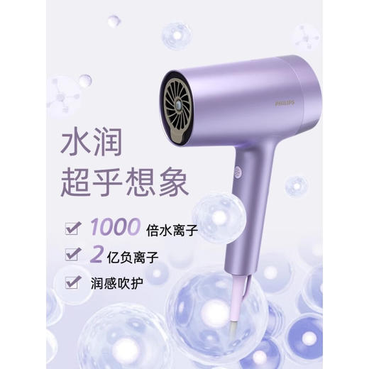 【家居】飞利浦 PHILIPS 负离子吹风机 BHD720 商品图1