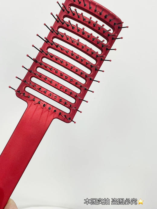 【家居百货】🔥中国红🇨🇳蓬松按摩排骨梳！💰9.9搞定高颅顶！  一把梳子这么大的魔力 ！ 商品图12