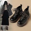 ZHR马丁靴2023新款短靴女春秋单靴加绒保暖法式小短靴瘦瘦靴 商品缩略图0