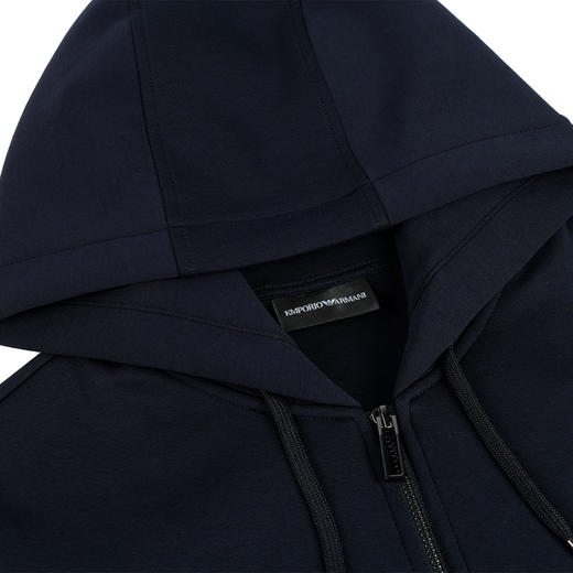 【超惠秒】Emporio Armani  男士弹棉刺绣拉链开合连帽卫衣外套 11712 商品图11