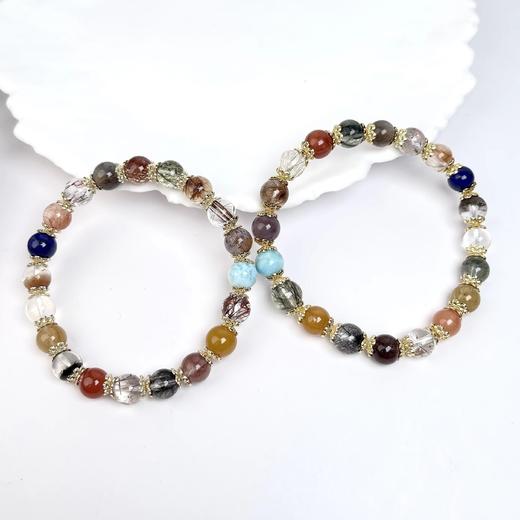 D水晶单圈-多宝圆珠花隔片8#380B 商品图0