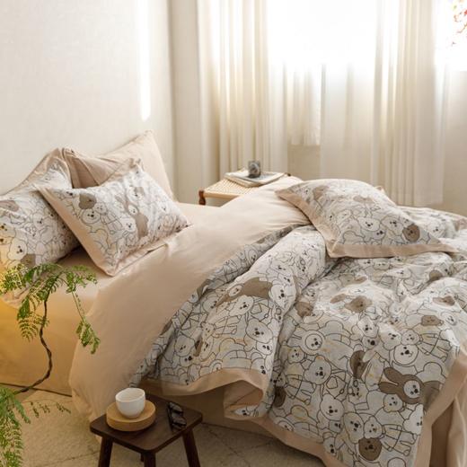 顶柔 全棉印花磨毛四件套（220cm*240cm）[福利品] 商品图4