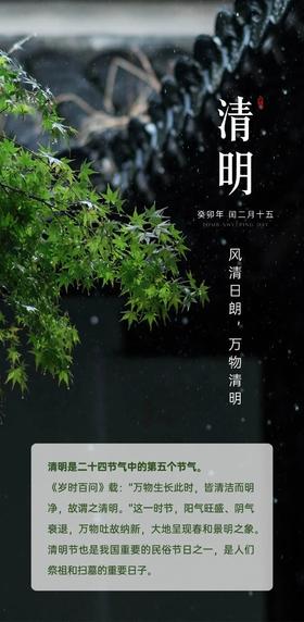 节令养生——清明