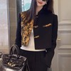 裁缝学苑AS125新中式盘扣双面羊绒纸样女装立领新款短款上衣样衣 商品缩略图3