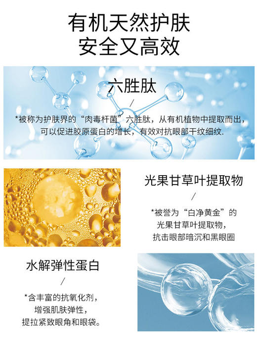 【840元会员福利】素丝蜜丝凝世菁萃眼部精华液20ml+眼霜20g 360度雕塑眼周 紧眼袋退黑眼圈淡细纹   商品图3